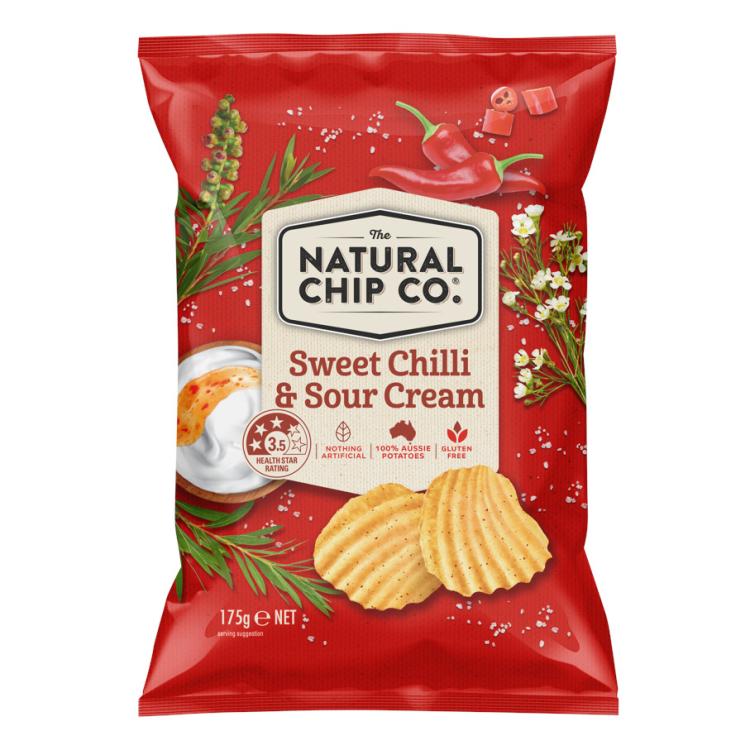 The Natural Chip Co. Sweet Chilli & Sour Cream