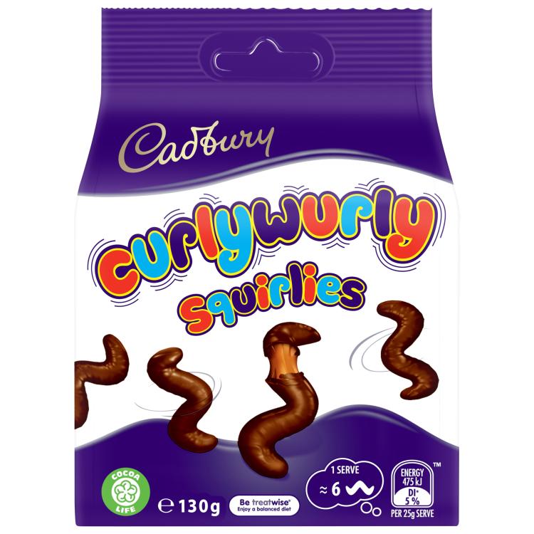 Cadbury Curlywurly Squirlies - Import