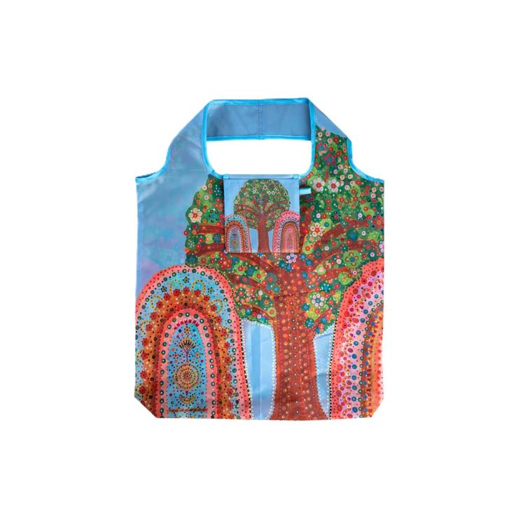 Koh Living Aboriginal Recycled Plastic Bottle Bag 'Tree of Life' 45 cm