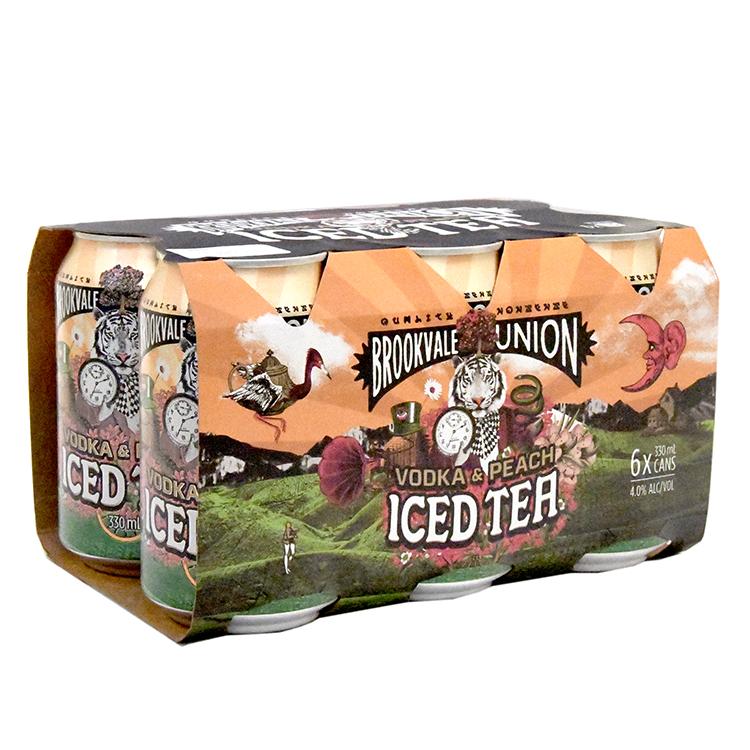 Brookvale Union Vodka & Peach Iced Tea 4.0% vol.