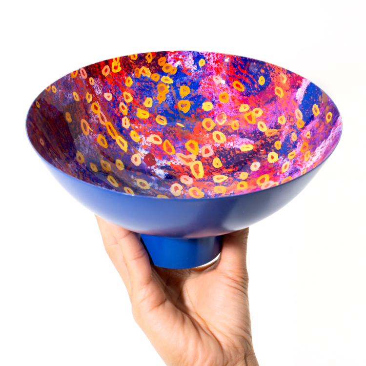 Better World Arts Aboriginal Bowl 'Possum Dreaming' 20,5x10 cm