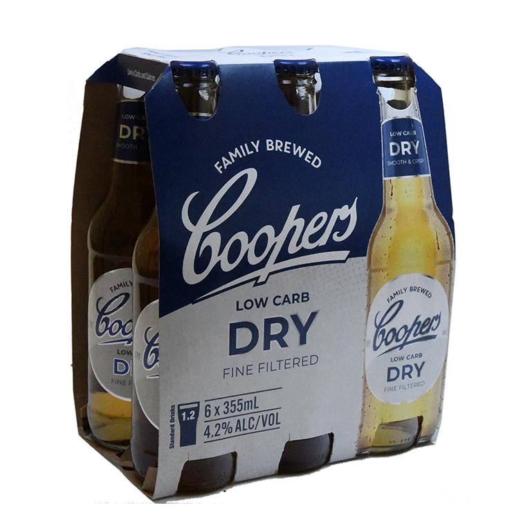 Coopers Dry Beer Bottle 4.2 % vol.