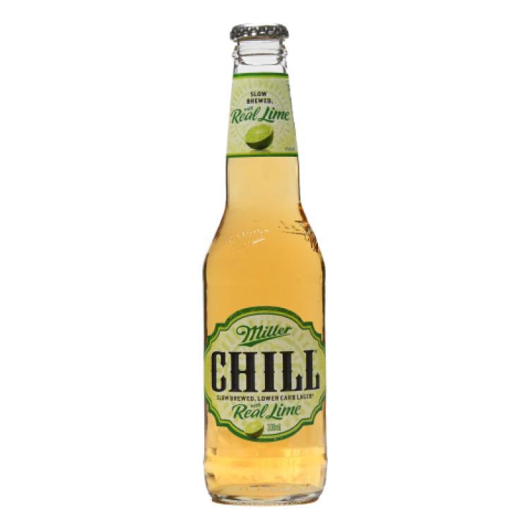 Miller Chill Lager with real Lime 4.0% vol.