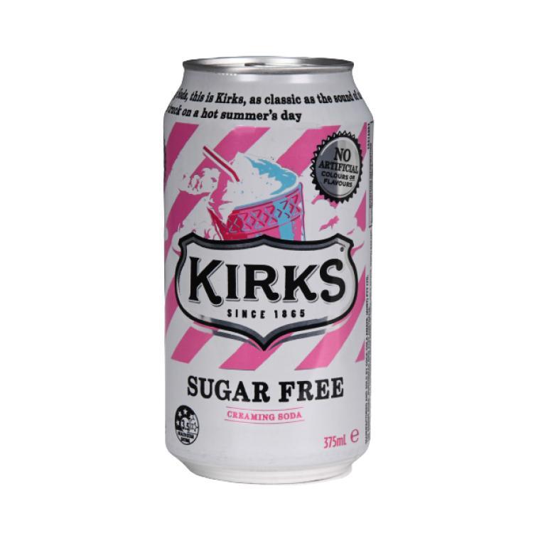 Kirks Creaming Soda Sugar Free Karton