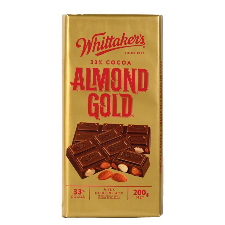 Whittaker's Almond Gold Fairtrade Milk Chocolate