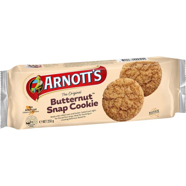 Arnott's Butternut Snap Cookie Biscuits