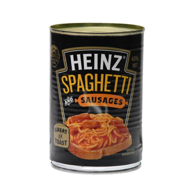 Heinz Spaghetti and Sausages