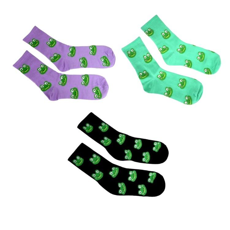 Socken Set mit Tiermuster 'Frosch 3er Pack'