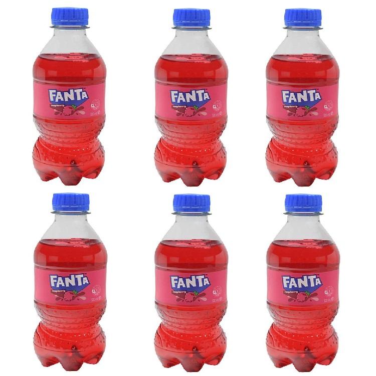 Fanta Raspberry Soft Drink super sweet - Import