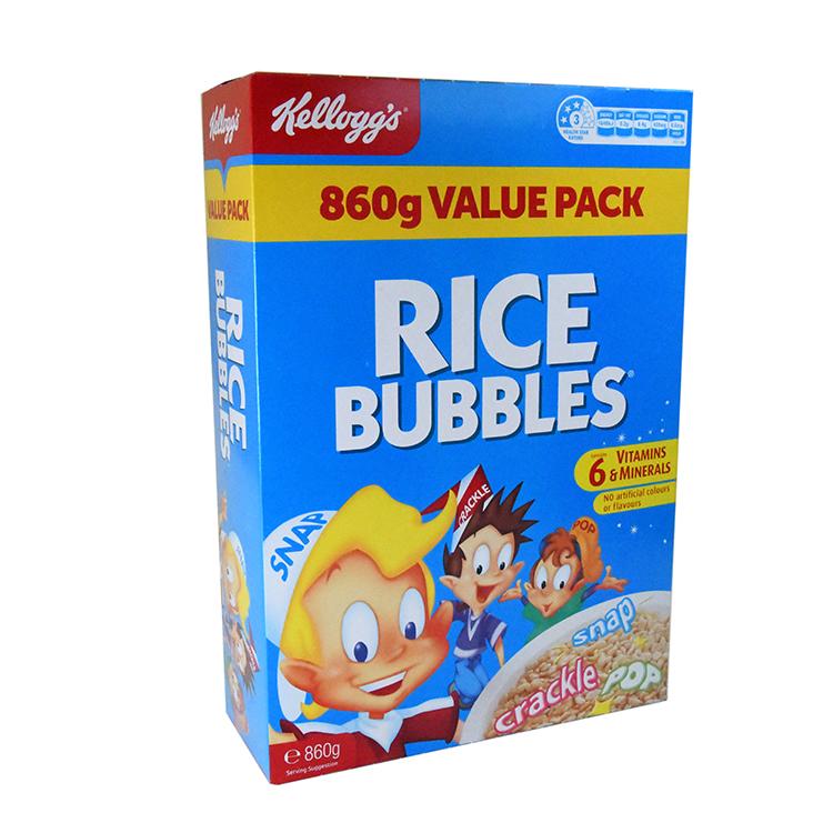 Kellogg's Rice Bubbles Puffed Rice Cerealien - Import
