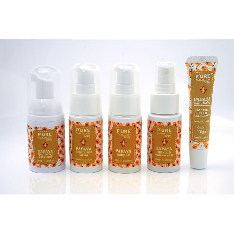 PURE Papayacare Baby Papaya Mini Travel Set [MHD: 17.01.2025]