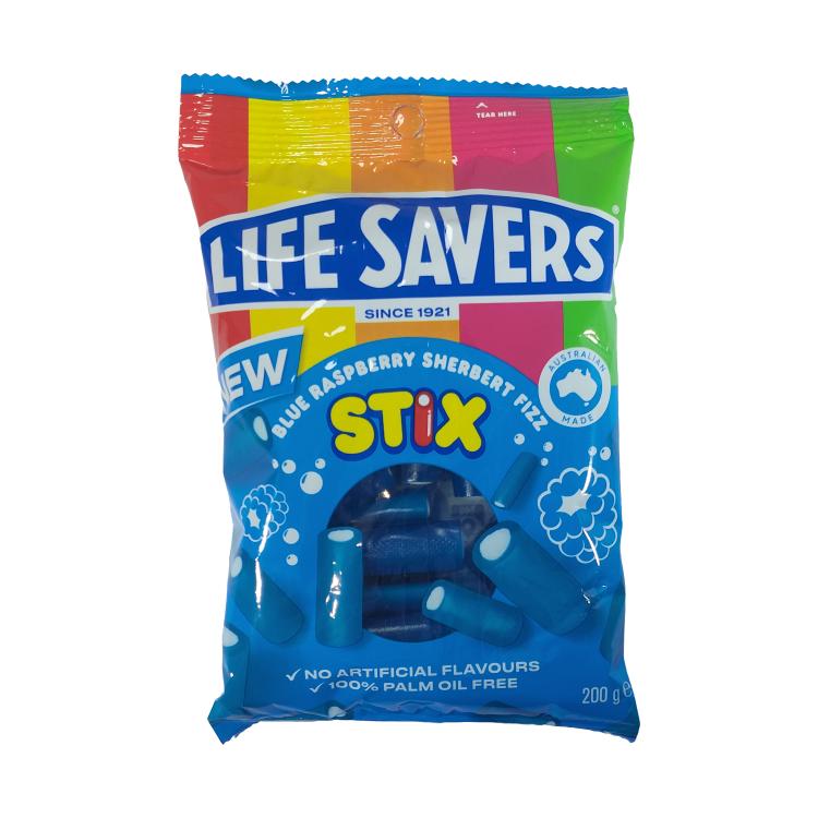 Life Savers Blue Raspberry Sherbert Fizz Stix