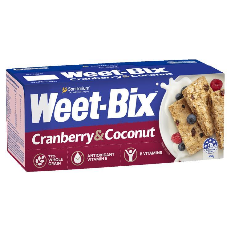 Weet-Bix Blends Cranberry + Coconut [MHD: 05.09.2023]