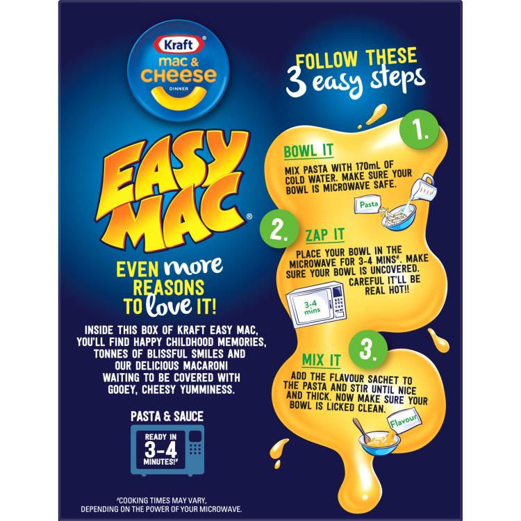 Kraft Easy Mac & Cheese Cheesy Chicken [MHD: 09.07.2026]