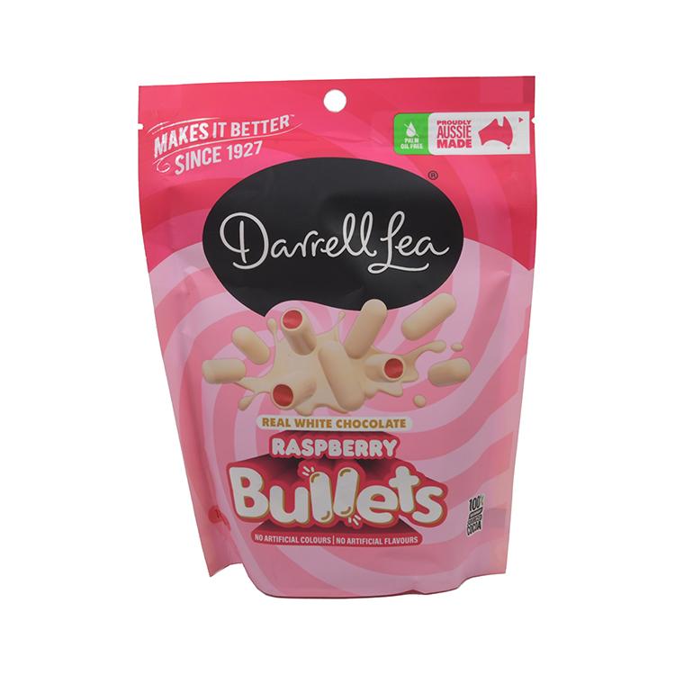 Darrell Lea White Chocolate Raspberry Bullets