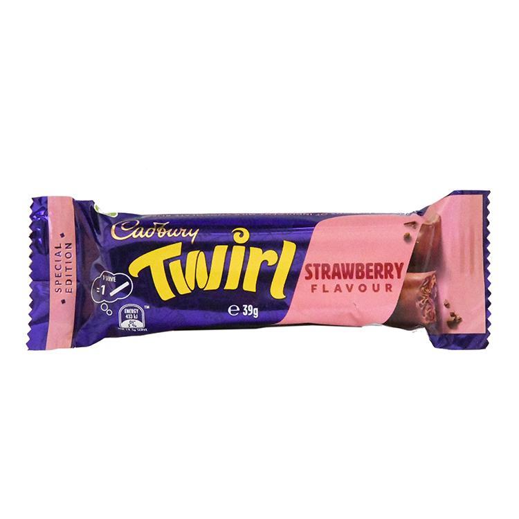 Cadbury Twirl Strawberry Schokoriegel - Import [MHD: 18.01.2024]