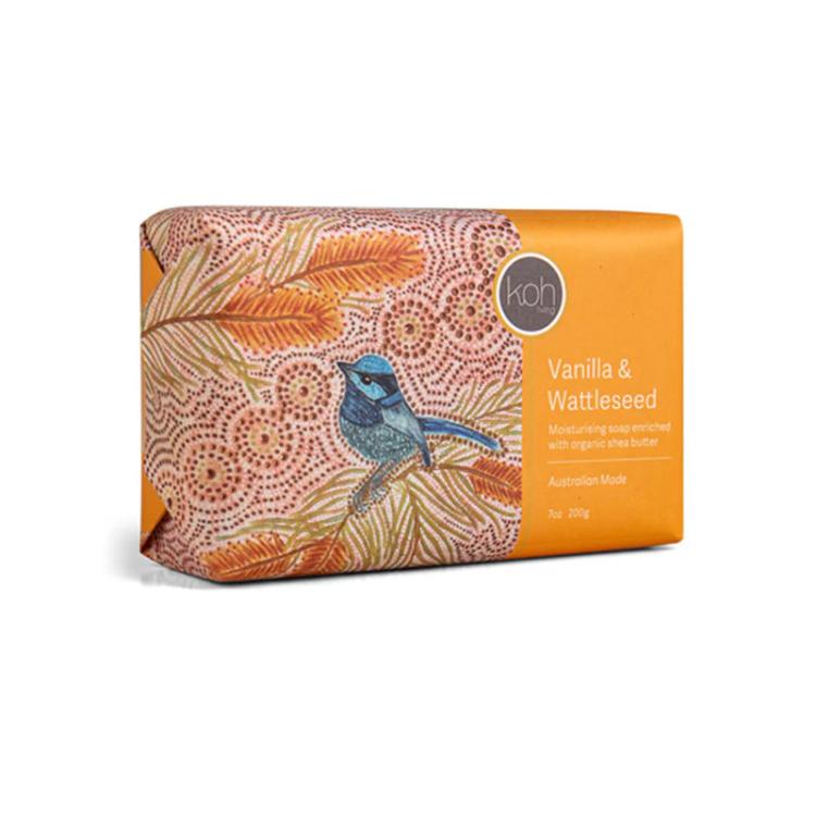 Koh Living Aboriginal Vanilla & Wattleseed Soap