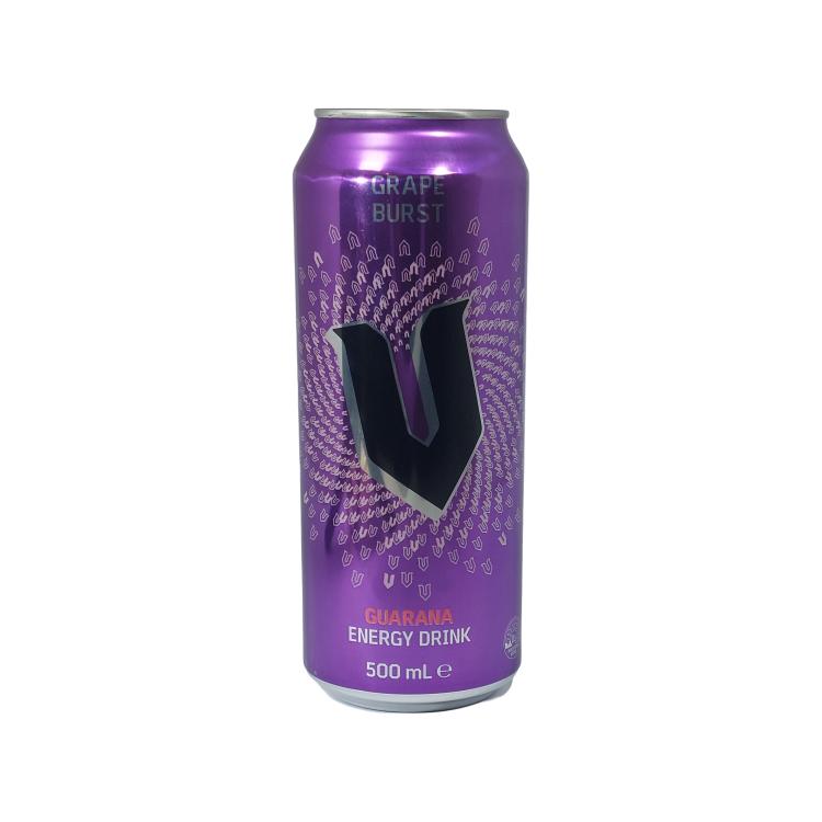 V Guarana Energy Drink Grape Burst