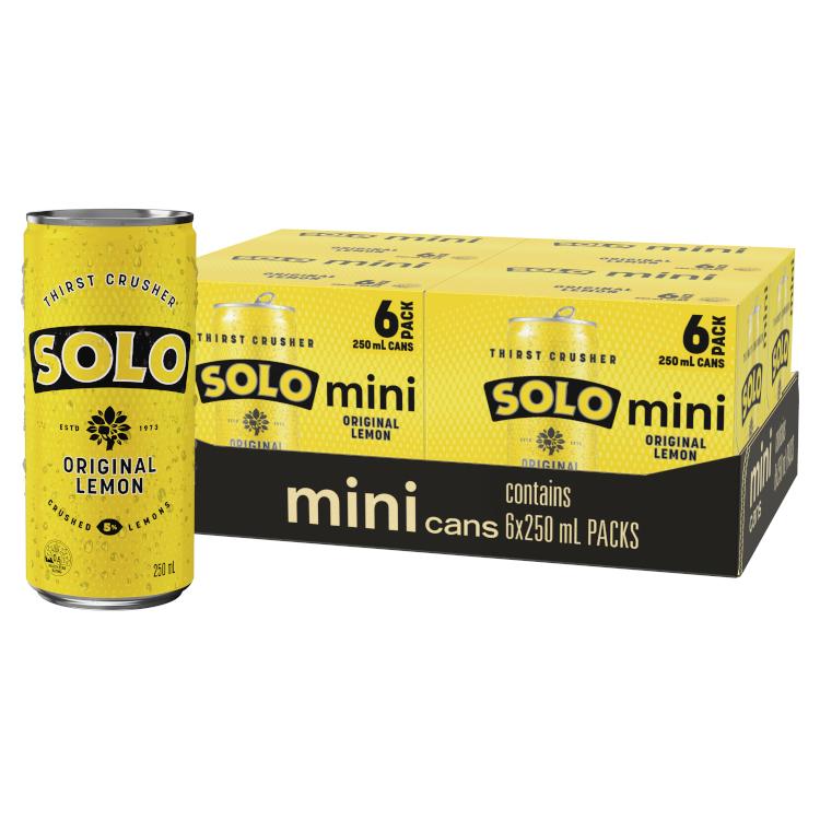 SOLO Original Lemon Mini Can - Australian Import