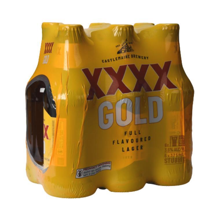 XXXX Gold Mid Strength Lager Stubby 3.5% vol. [MHD: 21.07.2026]