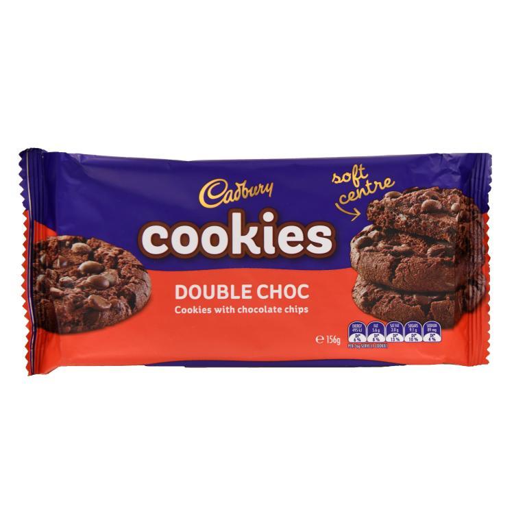 Cadbury Cookies Double Choc Chocolate Chips Schokokeks