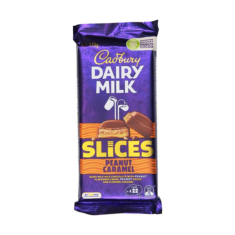 Cadbury Slices Peanut Caramel - Import