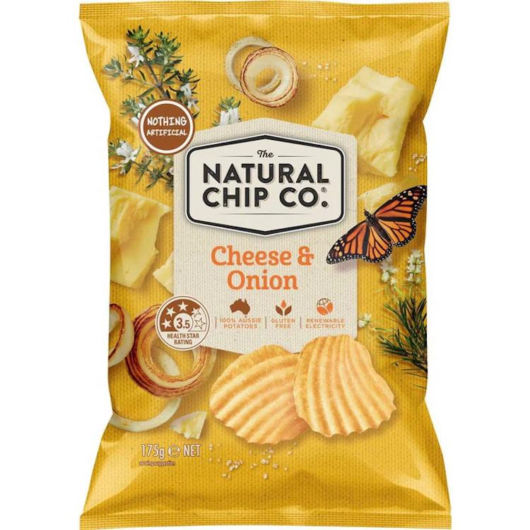 The Natural Chip Co. Chips Cheese & Onion