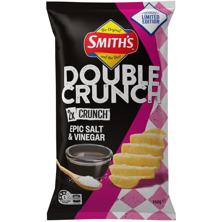 Smith's Double Crunch Epic Salt & Vinegar Chips