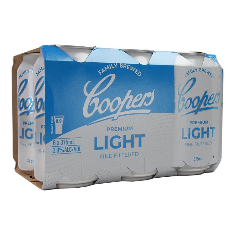 Coopers Premium Light Beer Can 2.9 % vol.