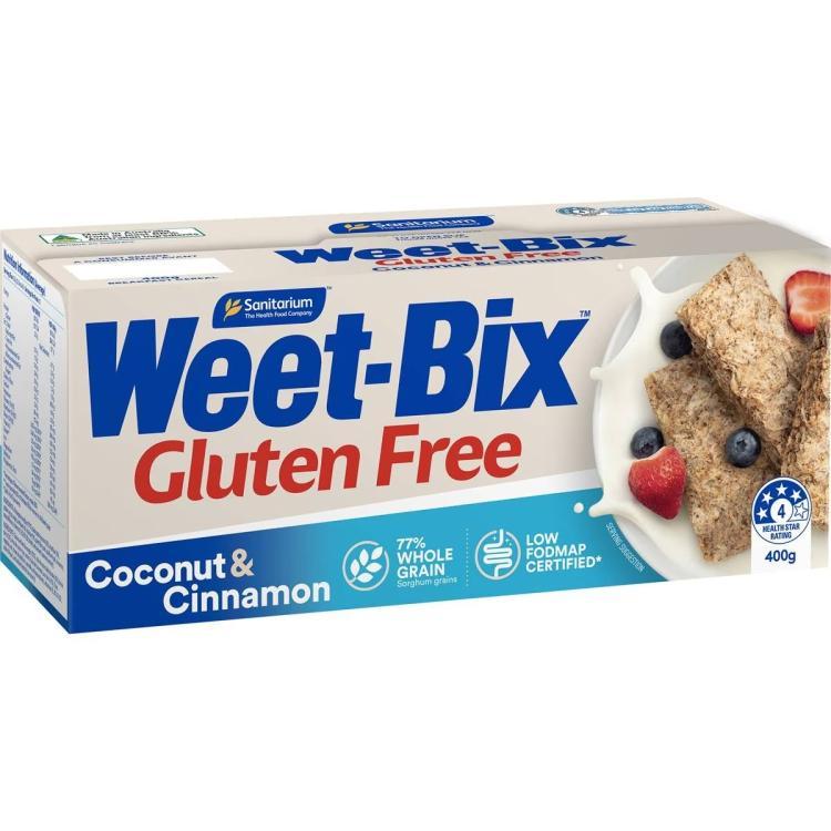 Weet-Bix Gluten Free Coconut & Cinnamon [MHD: 25.07.2024]