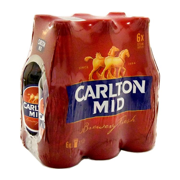 Carlton Mid Lager Stubby 3.5 % vol.