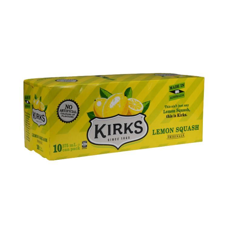 Kirks Lemon Squash Karton - Australian Import