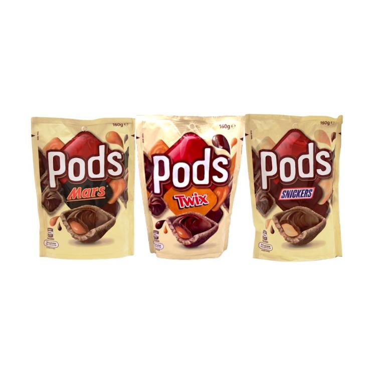 Mars Pods Mars, Snickers & Twix Variety Pack