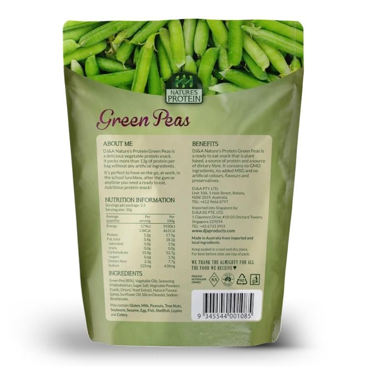 DJ&A Nature's Protein Green Peas