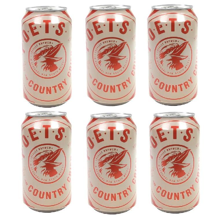 P.O.E.T.S. Poets Country Crisp Can 3.5 % vol. Sixpack