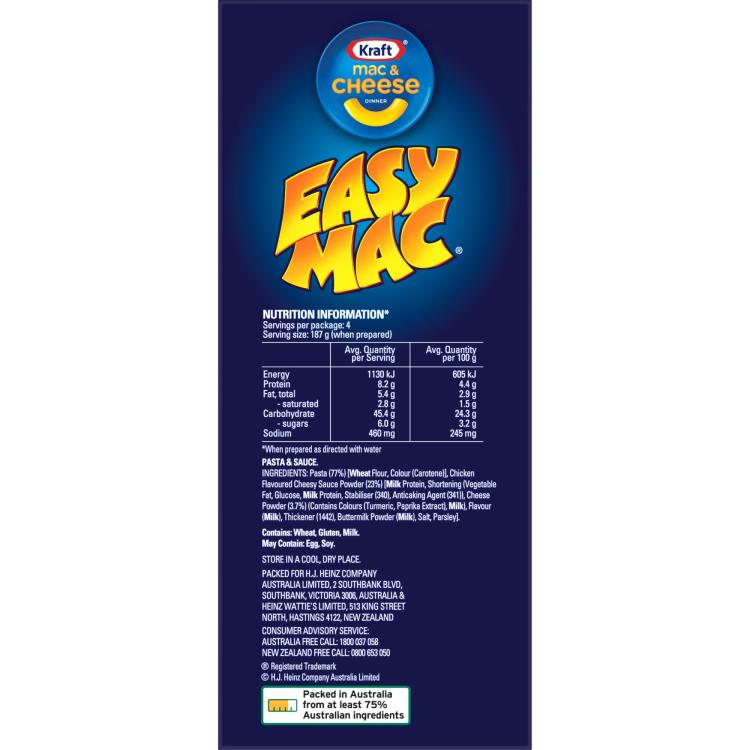 Kraft Easy Mac & Cheese Cheesy Chicken [MHD: 09.07.2026]