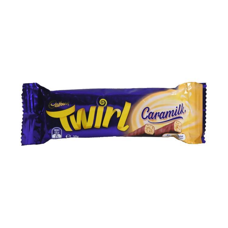 Cadbury Twirl Caramilk karamellisierte Weiße Schokolade