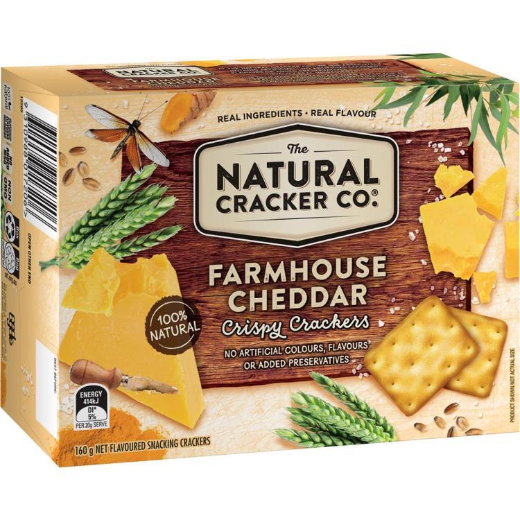 The Natural Cracker Co. Farmhouse Cheddar [MHD: 26.09.2023]