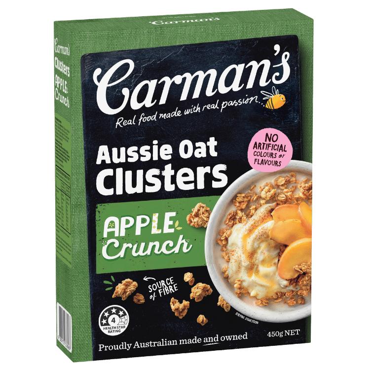 Carman's Aussie Oat Clusters Apple Crunch