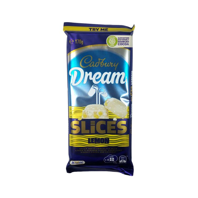 Cadbury Dream Slices Lemon Weiße Schokolade - Import
