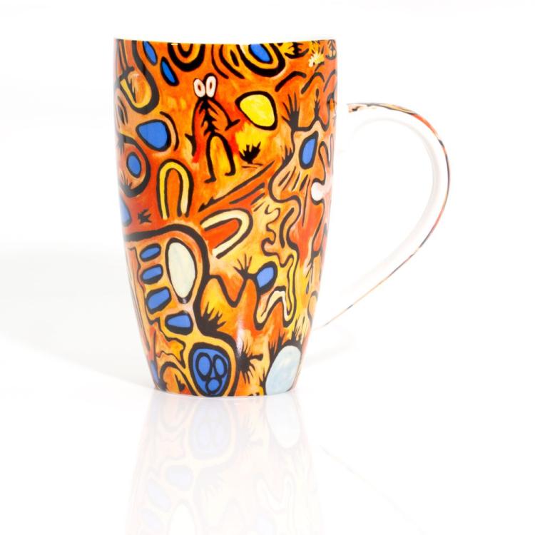 Better World Arts Aboriginal Mug 'Ngurunderi' 380 ml