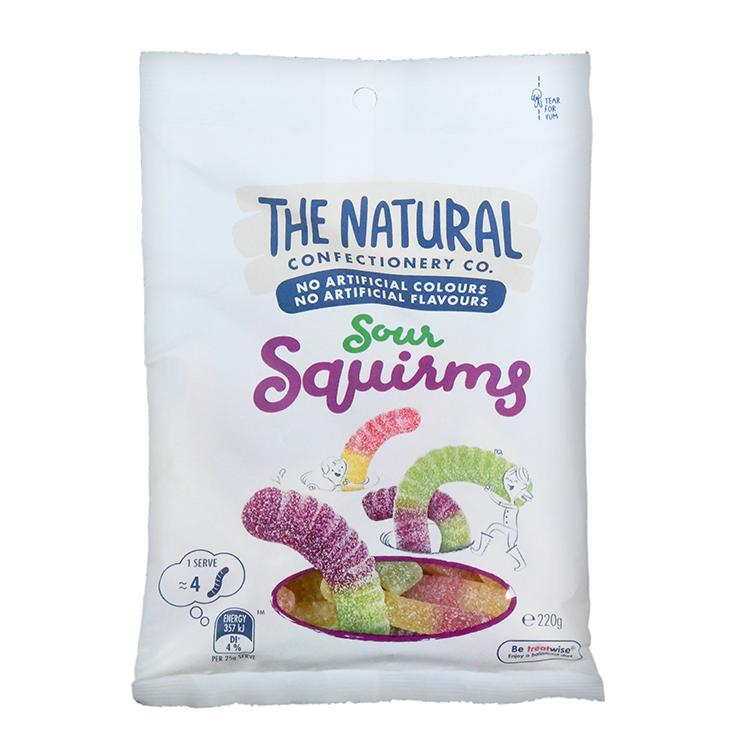 The Natural Confectionery Co. Sour Squirms Fruchtgummi