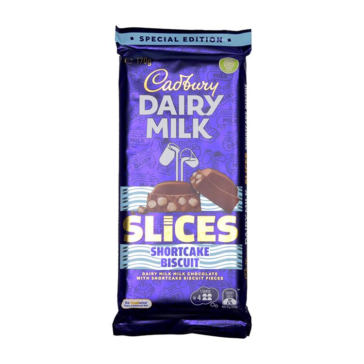 Cadbury Slices Shortcake Biscuit Schokolade - Import