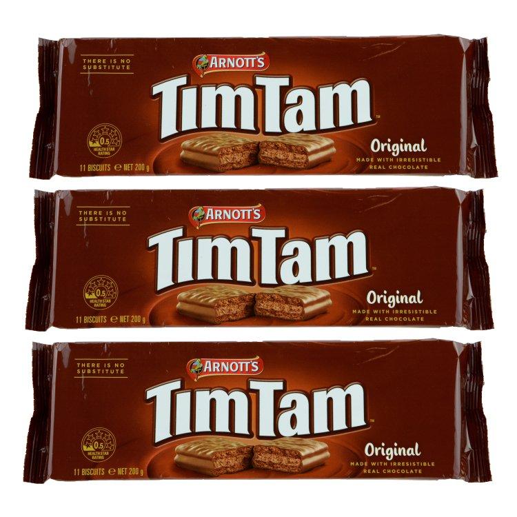 Tim Tam Original Chocolate Biscuits Triple Pack