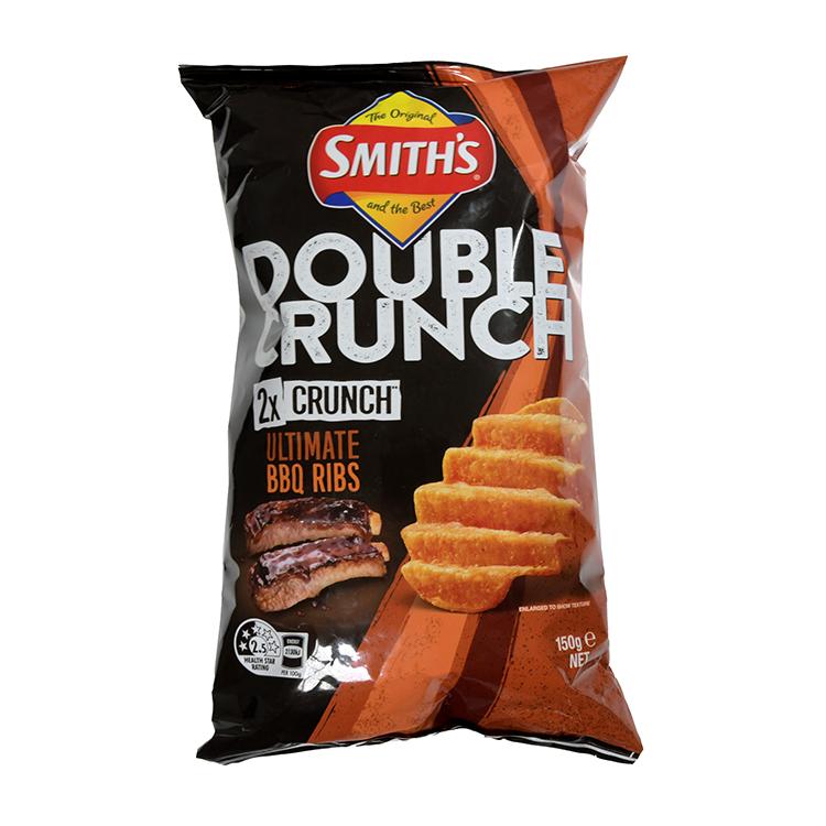 Smith's Double Crunch Ultimate BBQ Ribs Chips