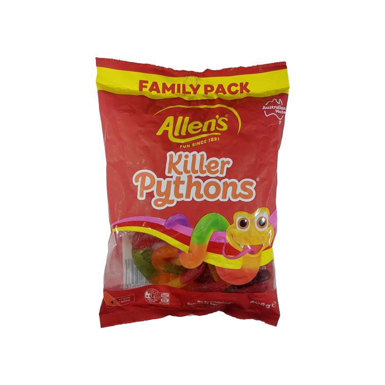 Allen's Killer Pythons Fruchtgummi Family Size