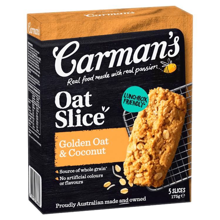 Carman's Oat Slice Golden Oat & Coconut