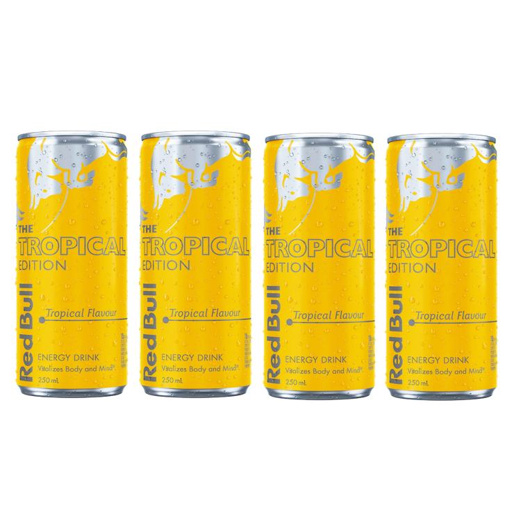 Red Bull The Tropical Edition Tropical - Import Fourpack