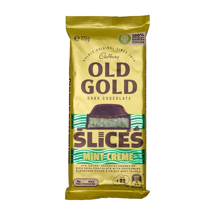 Cadbury Old Gold Slices Mint Creme Dark - Import