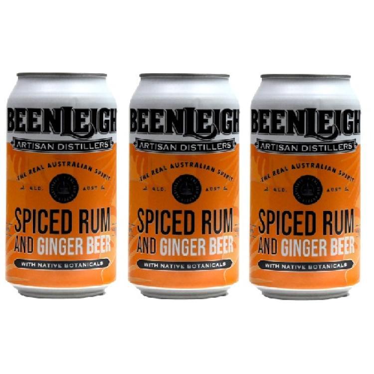 Beenleigh Spiced Rum & Ginger Beer Can 4.0% vol. 3er Pack